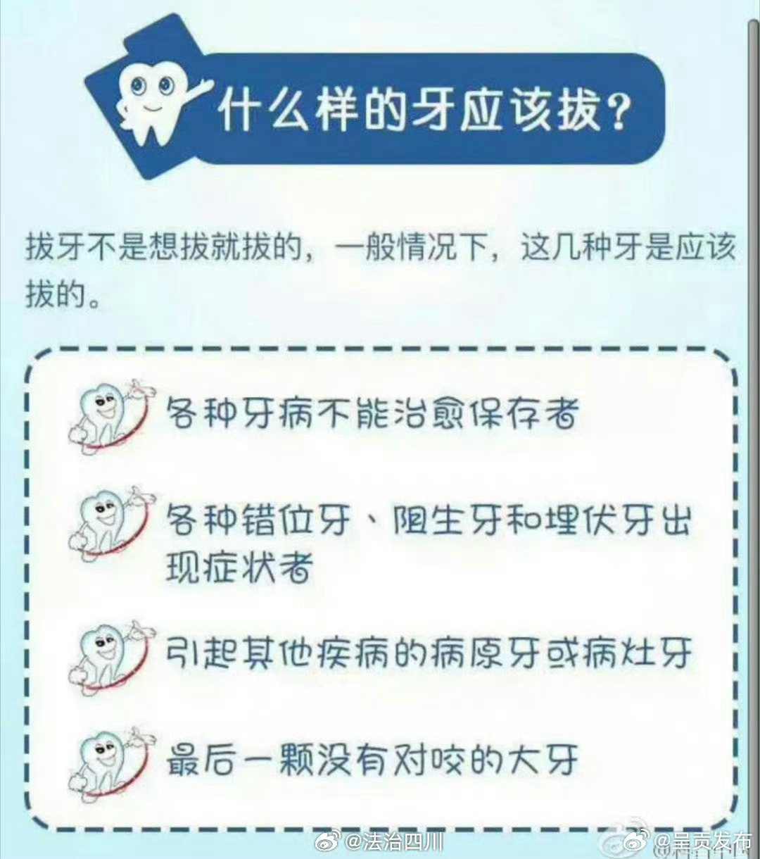 拔牙前后必须知道的知识点